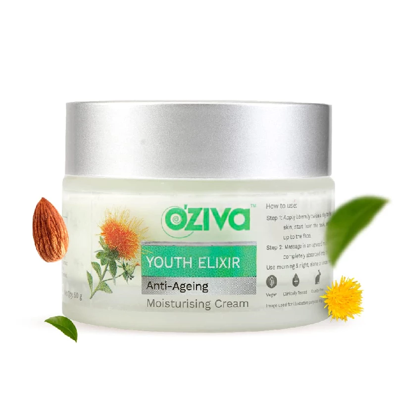 Oziva Youth Elixir Anti Ageing Moisturising Cream, 50 g-1.webp